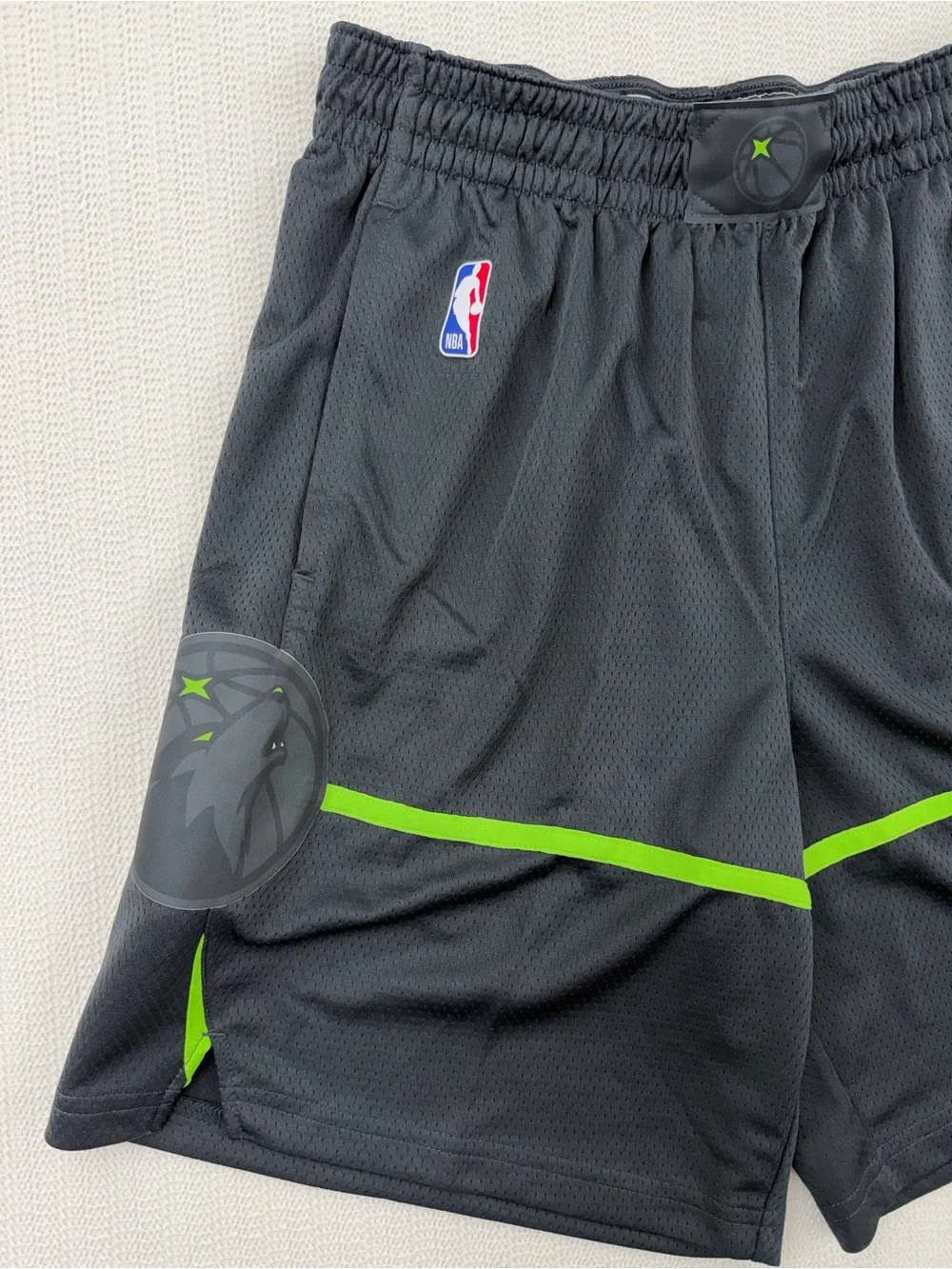 Minnesota Timberwolves Authentic On Court Game Shorts - Gray - size S/L